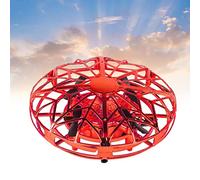 TIKATARER Giocattolo Volante, Mini Mini Volante in Lega Leggera in Plastica più Metodi di Gioco più Giocattolo per Acrobazie e Movimenti di Volo (rosso)