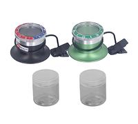 TIKATARER Guarda L'ingrandimento della Riparazione, il Set di 2 Pcs, la Dimensione Compatta, la Clip di Plastica PE su Ingranditori per Occhiali Clip su Vetro Ingranditore con Scatole di