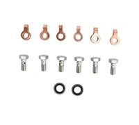 TIKATARER Guarnizioni per Rondelle di Carburante, Kit di Bulloni Banjo per Linea di Ritorno del Carburante, Rondelle di Tenuta del Carburante, Rondelle per Bulloni Banjo 3905307, Set di