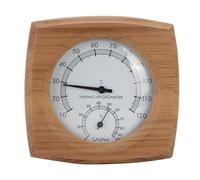 TIKATARER Igrometro 2-in-1 in Legno per Sauna e Bagni Turchi, Termometro in Cedro Premium con Range di umidità per un Controllo Accurato Dell'ambiente