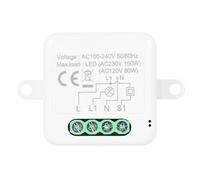 TIKATARER Interruttore del Dimmer Wireless, Interruttore di Luce Dimmer WiFi Bianca con E24093 Modulo di (#1)