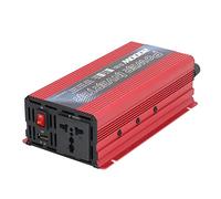TIKATARER Inverter a Onda Sinusoidale Pura, Inverter di Potenza Automobilistica con Porta USB 2000W DC 12V su AC Converter Auto per il Campeggio e il Viaggio (220V)