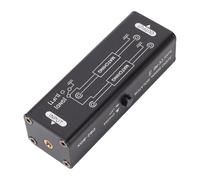 TIKATARER Isolatore di Segnale, Eliminatore di Rumore del Circuito di Terra con Interfaccia da 3,5 Mm, Isolatore in Lega di Alluminio con Eliminazione del Rumore, Ideale per il Stereo Domestico