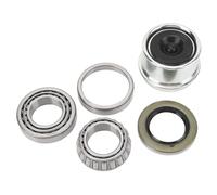 TIKATARER Kit Cuscinetti Ruota per Rimorchio, Cuscinetti in Lega di Acciaio Cromato per Assali da 1-1/16 Pollici, con L44649 Interno L44610 Piste Esterne 12192TB Guarnizione Coppiglia Parapolvere
