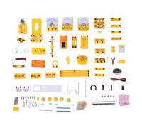 TIKATARER Kit di Esperimenti sull'elettromagnetismo per Studenti delle Scuole Superiori, Set per l'apprendimento dei Circuiti Fisici dell'elettricità, Kit di Archiviazione di Moduli Avanzati,
