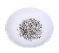TIKATARER Kit di Occhielli Passacavo in Ottone da 100 Set, Foro Rotondo in Metallo da 4 Mm per Abbigliamento, Borse, Scarpe, Cinture, Cappelli, Accessori Fai da Te Artigianali in Pelle con Opzioni