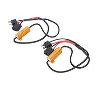TIKATARER Kit Resistore LED H7 2 Pezzi, Decodificatore LED H7 2 Pezzi Kit Resistore LED per Auto H7 50W 6ohm Resistenza di Carico Flash Cancellatore Senza Errori per Indicatori di