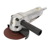 TIKATARER Levigatrice Smerigliatrice Angolare Pneumatica da 4", Lucidatrice Leggera in Lega di Alluminio Smerigliatrice Pneumatica da 11000 Giri/min Filettatura da 1/4" Cilindro