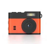 TIKATARER Mini Fotocamera Portachiavi, Fotocamera Digitale retrò da 0,96 Pollici 1080P 12MP con Schermo Colorato con Luce Flash LED, Micro Videocamera Portatile con Azione Vintage (#1)