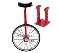 TIKATARER Mini Monociclo Giocattolo in Lega, Modello di Monociclo, Ornamento Decorativo per Mensola da Scrivania con Design di Simulazione, Ideale per l'arredamento di Amici di Famiglia