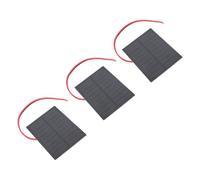 TIKATARER Mini Pannelli Solari, Kit di Celle Solari Monocristalline da 2W Pannello Solare da 2 w Kit di Pannello Solare con con Cavi Piccoli Pannelli per Scienza Progetto LED Light Telefono R