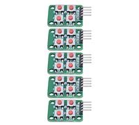 TIKATARER Modulo Tastiera 5 Pezzi 4 Tastierino, Modulo Interruttore a Chiave con Fori e Perni di Montaggio per Modifica Auto, Controllo Motore e Stringhe Luminose a LED