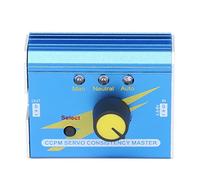 TIKATARER Motor Servo Tester per Auto e Barche RC | Controllo coerenza CCPM a 3 modalità, regolazione neutra, lega di alluminio, tester ESC per elicotteri