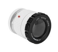 TIKATARER Numinifier Zoom Regolabile, Vetro di Ingrandimento Portatile con Scala Portatile Optics Optics Lagini per ingranocità in Scala in Vetro di Ingrandimento Regolabile Bianco