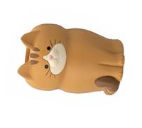 TIKATARER Ornamento per Gatti, Decorazione da Scrivania Multifunzionale, Portapenne per Tablet e Telefono con Design Simpatico Gatto, Ideale per il Lavoro Domestico (Gattopardo tozzo)