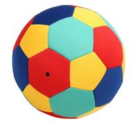 TIKATARER Pallone da Calcio per Casa, Pallone da Calcio Imbottito per Interni Misura 4, in Gomma Neoprene con Design Morbido e Aghi per Pompa, Ideale per Giochi Silenziosi, Diametro 20,3 Cm/8 Pollici