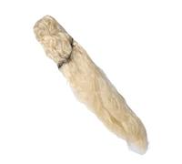 TIKATARER Parrucca Lunga Ondulata, Fibra Sintetica Termica con Rete Regolabile per Donna, Capelli Ricci Eleganti e Versatili Alla Moda, Ideale per la Moda (Oro chiaro)