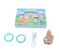 TIKATARER Penna per Lettura Inglese, Penna per Lettura Interattiva in Plastica con Carte, Giocattolo per L'apprendimento Parlante Ricaricabile da 500 MAh con Audio Smart Touch per la Prima