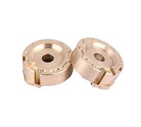 TIKATARER Peso di Bilanciamento RC, in Ottone RC Controppeso Crawler Contrappeso 2 Pcs Controppeso Equilibrio Peso Portale Azionamento Controverso per -4 1:10 Veicolo