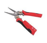 TIKATARER Pinza Spelafili 8 in 1, Tagliacavi Elettrici Multifunzionale con Funzione di Test della Tensione, Pinza per Cavi Ergonomica Compatta Alimentata a Batteria 6 AWG a 18 AWG