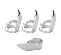 TIKATARER Plettri per Chitarra in Metallo da 3 Pezzi + Plettro per Pollice, Punzone per Pollice con Dito Indice con Scatola di Immagazzinaggio, Ideale per Esercitarsi nell'esecuzione