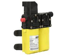 TIKATARER Pompa del Booster di Pressione dell'acqua, Pompa per Pressione per l'acqua 12 V 100 W per Casa a Doppia Aspirazione per Autorizzazione Elettrica Diaframma (#1)