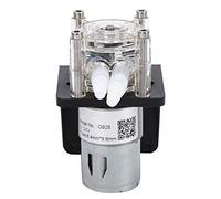 TIKATARER Pompa Peristaltica 500 Ml/min Testa Trasparente a Tre Rulli (24V) | Pompa Dosatrice, Supporto a Rulli in Acciaio Inossidabile 304, Tubo in Silicone Alimentare, Trasferimento Acqua, Motore Cc