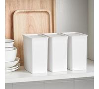 TIKATARER Porta Capsule per Lavastoviglie, Porta Capsule per Biancheria Contenitore per Capsule per Lavanderia Decorazioni per l'organizzazione della Lavanderia con Coperchio Scatola