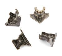 TIKATARER Protettore Angolare della Gamba, 4 Pezzi Antichi Torace Scatola in Legno Piede Decorativi Protezione Angolo Gamba per Mobili