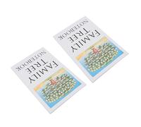 TIKATARER Quaderno, Registro delle Ricerche Genealogiche, Libro da 34 Pagine Fronte/retro con Layout Organizzato, Ideale per Organizzare la Storia Ancestrale e le Riunioni Familiari