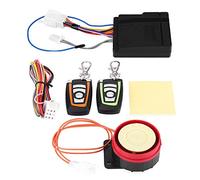 TIKATARER regime di Allarme Antifurto di Sicurezza per Moto con Telecomando Bidirezionale a Due Colori, Kit di Allarme Clacson con Funzione di Guida Senza Chiave Installazione Semplice