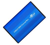 TIKATARER Responsabile del Disco Rigido, Custodia da USB2.0 a IDE Case HDD HDD con Involucro IDD da 2,5 '' SSD Portatile per PC Desktop Drive Desktop Discorso Disk Disk Portable Box Alluminio (BLUE)