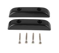 TIKATARER Resto di Pollice Jazz, 2 Pezzi Bass Pollice Resto Basso Basso di Dito di Basso Resta di Plastica Anti Slip Leggera Peso Jazz Bass Guita (GM01 Nero)
