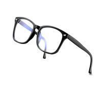 TIKATARER Riduci l'affaticamento Visivo Occhiali da Gioco per Computer, Occhiali con Montatura Nera Smerigliata, Ideali per il Lavoro d'ufficio e Lunghi Tempi Sullo Schermo