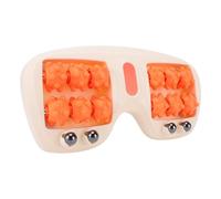 TIKATARER Rullo Per Massaggiatore Plantare Doppio Strumento Per Riflessologia Digitopressione Portatile Robusto Leggero Per Home Office Viaggi Alleviare la Tensione Dolore Ai Piedi Doloranti (ORANGE)