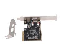 TIKATARER Scheda di Espansione PCIe A USB 3.2 Gen 1, 1 Adattatore di Tipo C e di Tipo A Ad Alta velocità da 5 Gbps per PC Desktop, compatibilità con OS X, con Installazione Semplice Rimossa
