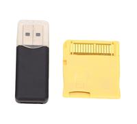 TIKATARER Scheda Flash per Console di Gioco 2DS, 3DS con Chip ASIC, Supporta Schede di Memoria da 4G a 128G, Versioni Multilingue e di regime, Skin Personalizzate e Codici Cheat (GOLD)