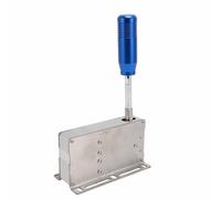 TIKATARER Sequenziale USB, di Gioco di Corse in Lega di Alluminio e Acciaio Inossidabile, con Testata Ingranaggi Sostituibile Fai-da-te, per PC 11 10 7 TMX (BLUE)