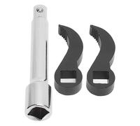 TIKATARER Set Barra, Set 3 Pezzi Pry Adapter Adapter Crowbar con Utensile 1/2 Pollice di Cofano di Cofano di Folletto e Barra per Leva Regolabili per Auto per Riparare l'Auto