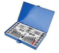 TIKATARER Set di Maschi e Matrici Metriche, Set di Maschi e Matrici Standard Set di Matrici per Maschi 40 Pezzi Set di Maschi Metrico Set di Utensili Manuali per Matrici Manuali per