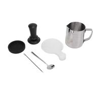 TIKATARER Set di Pressino per caffè da 21 Pezzi, Pressino per caffè in Acciaio Inossidabile con Brocca per Schiumare, Tazza per Montalatte, Tazza per Cottura a Vapore del Latte per Manico da da 51 Mm