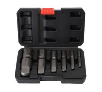 TIKATARER Set Estrattore per Tubi da 6 Pezzi, Kit Estrattore a Vite per Rimozione Rotture con Custodia Robusta, Ideale per Tubi da 1/8 a 1 Pollice, Programma di Manutenzione delle Tubazioni 40 e 80