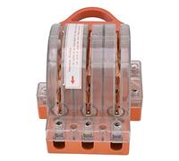 TIKATARER Sezionatore a Sezionatore Doppio a 3 Poli con Indicatori LED e Morsetti Rinforzati, Ideale per Applicazioni Industriali AC380V
