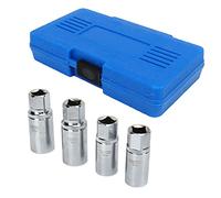 TIKATARER Socket Stud Screw Extractor Tool, 1/2 Inch Drive, 6 8 10 12mm | Cuscinetto a rulli concentrici, acciaio al tungsteno cromato, kit di prese per installazione di prigionieri per riparazioni