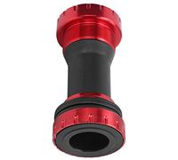 TIKATARER Staffa Inferiore, Biciclette Stradali 68-73 Mm con Teatro Quadrato Staffa Inferiore Conico a Cono BB Staffe di Fondo in Lega di Alluminio per Montagna, Strada, Bici Grassa (Rosso)