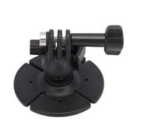 TIKATARER Supporto per Action Cam con Testa a Sfera a 360°, Base Adesiva Regolabile, Adattatore a Due Poli, Supporto per Fotocamera Compatto, Ideale per Casco, Auto, Moto e Angolazione Multipla
