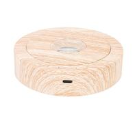 TIKATARER Supporto per il Display Rotante, Base per la Luce della Luce in Legno LED LONG LED Visualizza a Rotazione Batteria Rotonda a Base di Rotonda per Oggetti Sferici