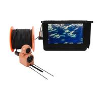 TIKATARER Telecamera Subacquea per la Pesca, Schermo da 4.5 Pollici Visione Notturna a Infrarossi Batteria da 8000 mAh Display IPS Rilevatore di Pesca sul Ghiaccio per