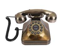 TIKATARER Telefono Rotativo, Riduzione del Rumore Antico Telefono Fisso Vintage Classic Telephone retrò con Archiviazione Numerica per la Decorazione Domestica e Uso Familiare