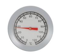 TIKATARER Termometro per Griglia per Barbecue, Indicatore di Temperatura in Acciaio Inossidabile 0-120°C per Cottura con Installazione Semplice per Forno Affumicatore Alla Griglia